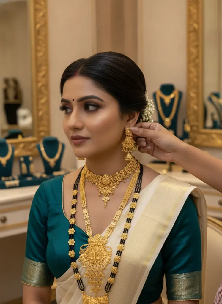 AI Generated Combo Set Z-NK-LH-GLSR – Bridal lifestyle product image