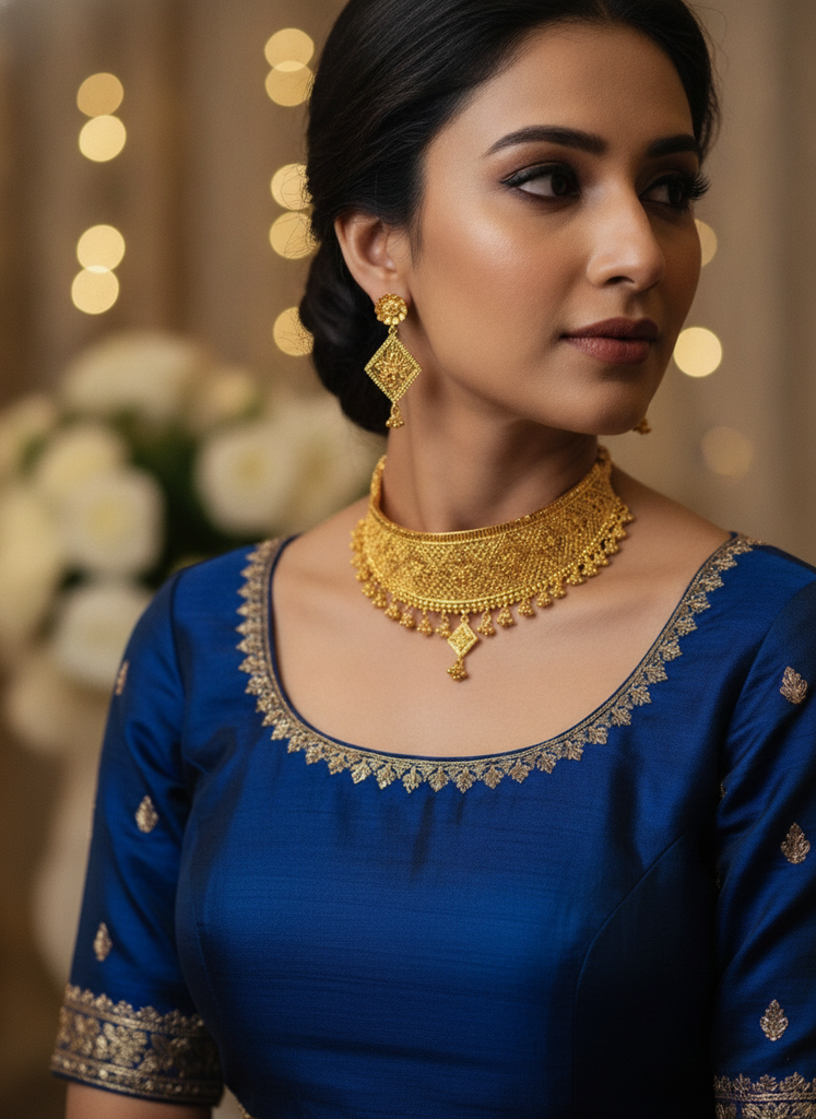 AI Generated Choker Set ZIJ0RIK - Lifestyle View