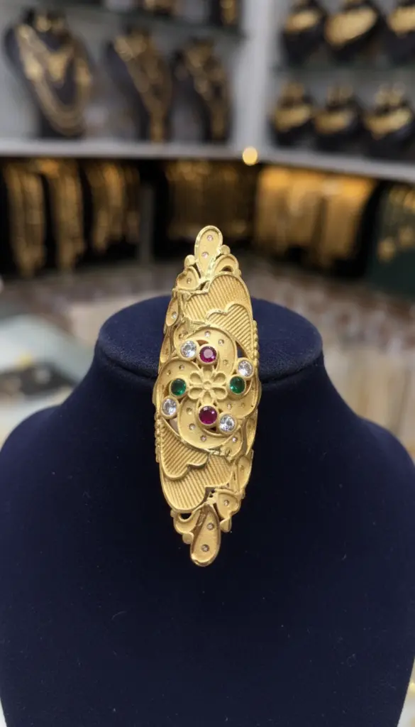AI Generated Gold Plated Ring 1 Product Shot