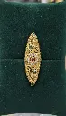 AI Generated 1-Gram Gold-Plated Traditional Long Ring 3 - Professional Shot