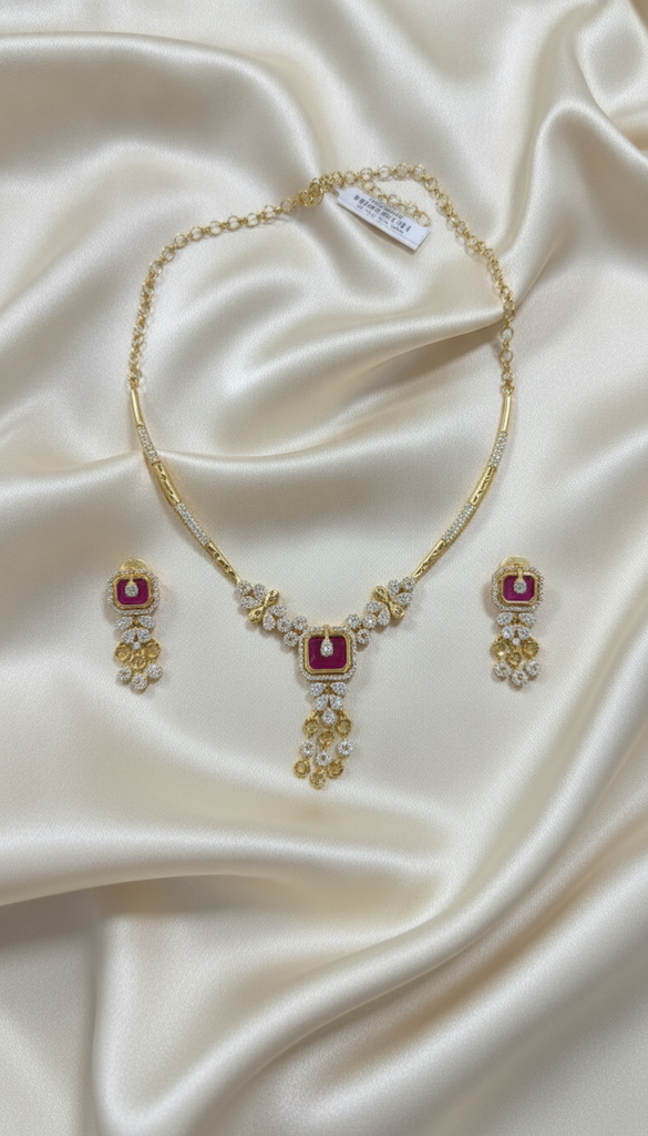Imperial Square Ruby Set